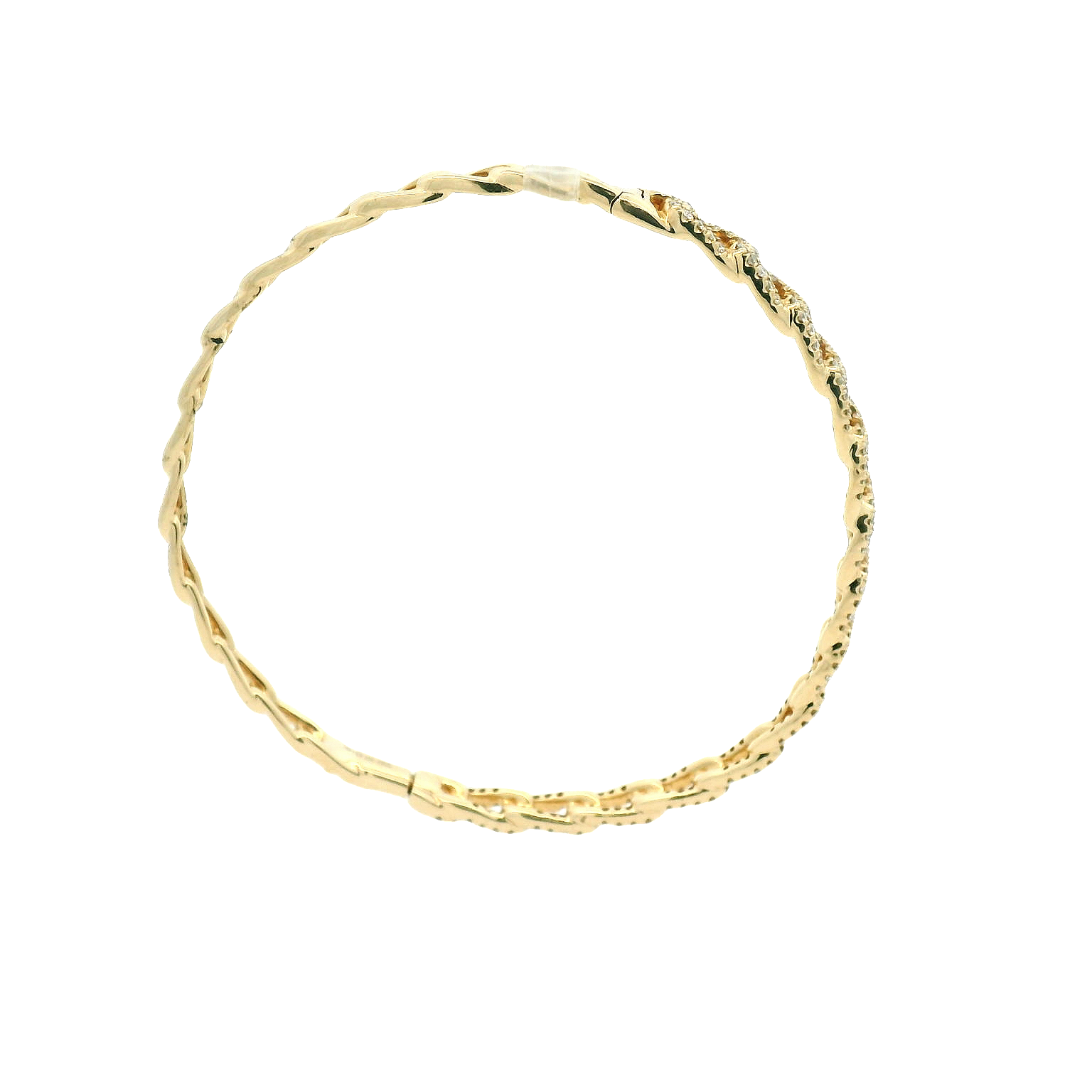 14KYG Diamond Bangle Bracelet