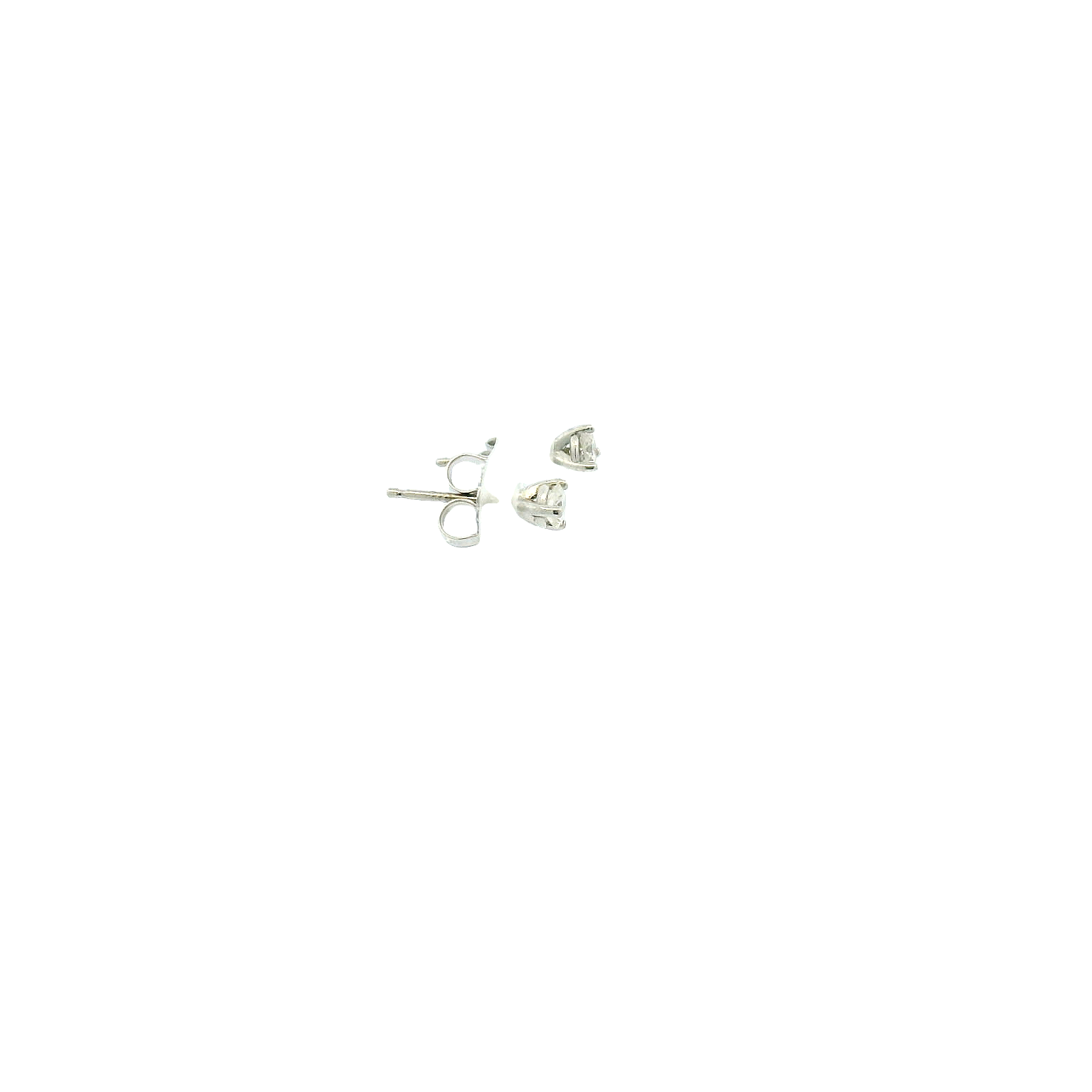 14KWG Diamond Stud Earrings