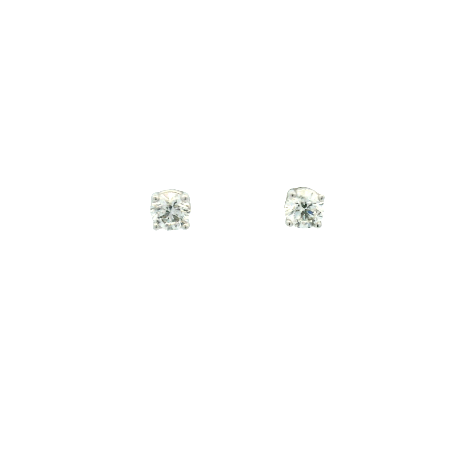 14KWG Diamond Stud Earrings