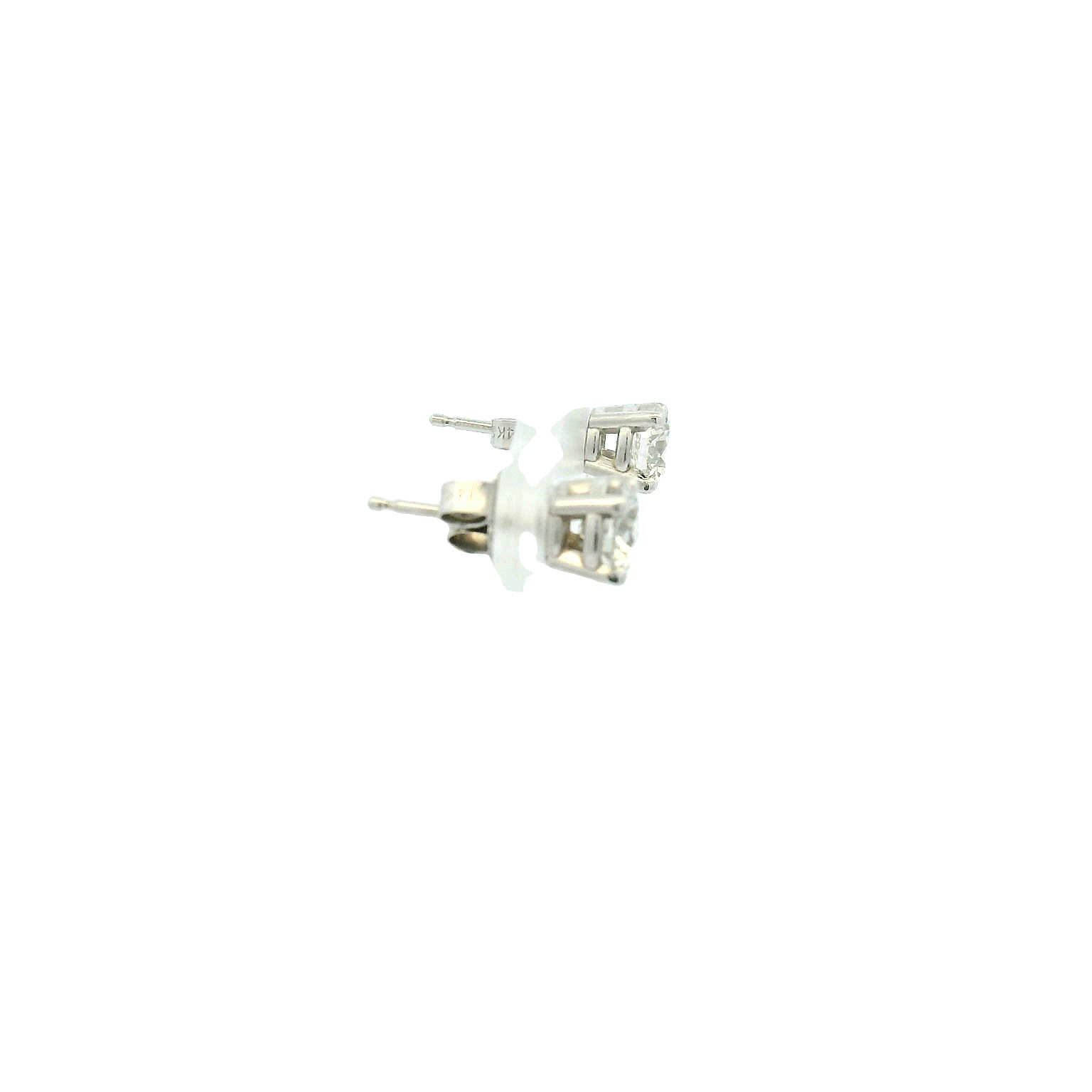 14KWG Diamond Stud Earrings