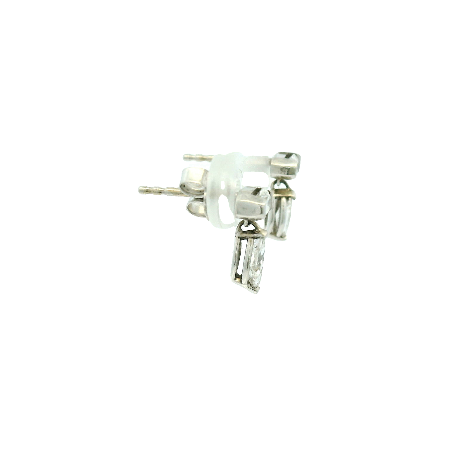 14KWG Diamond Drop Earrings