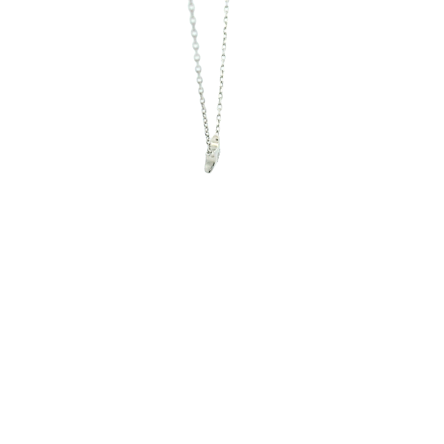 18KWG Star Necklace
