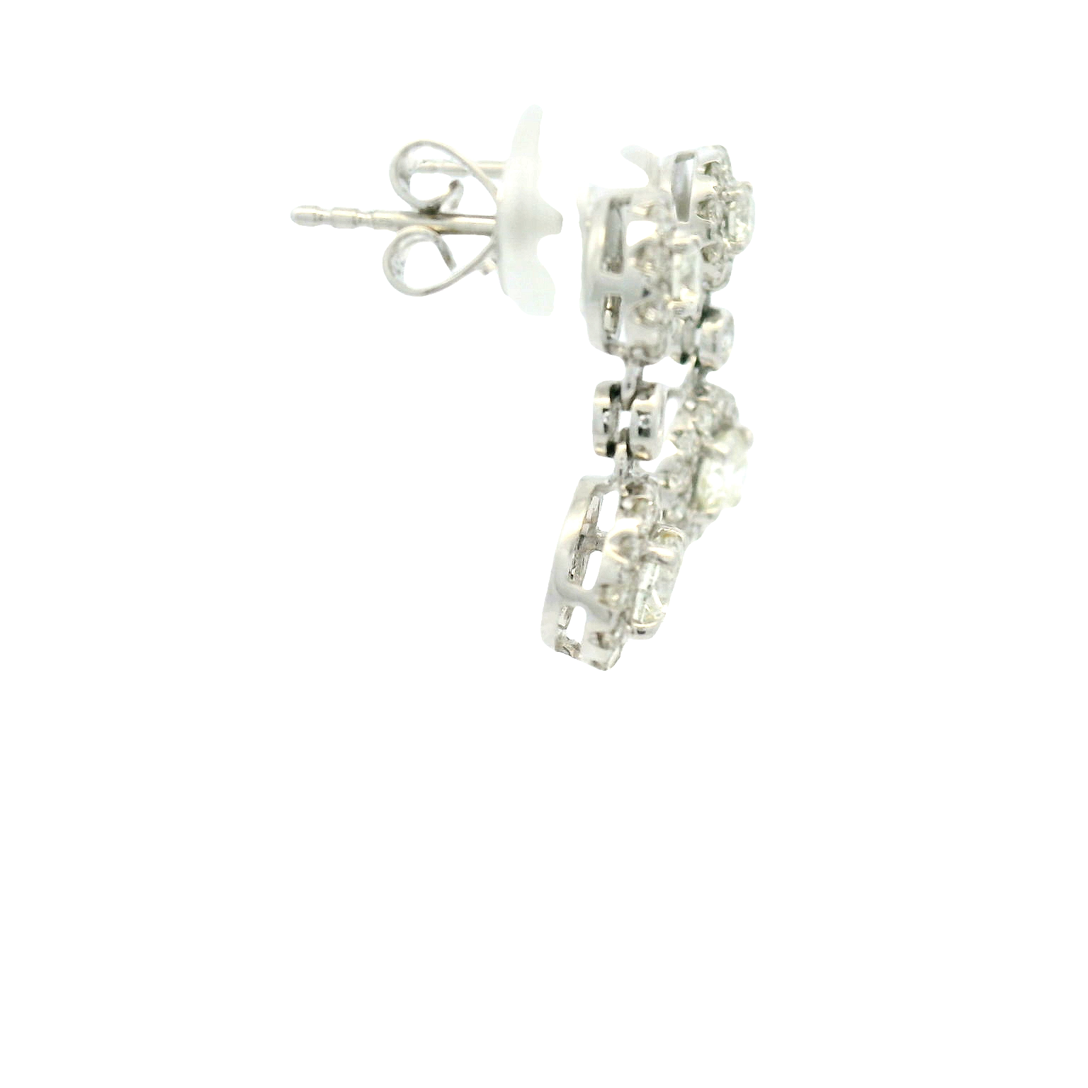 14KWG Diamond Earrings