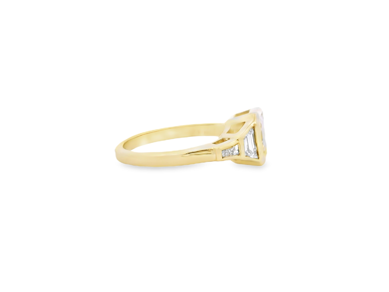 Elegant Emerald Cut Diamond Ring