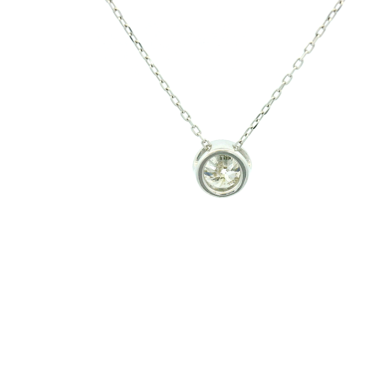 18KWG Diamond Necklace