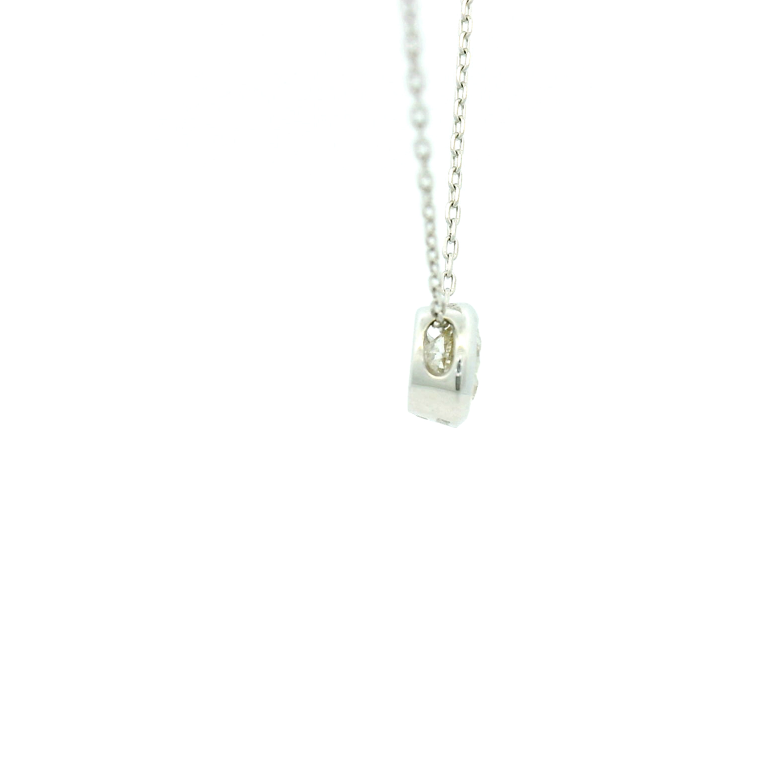 18KWG Diamond Necklace
