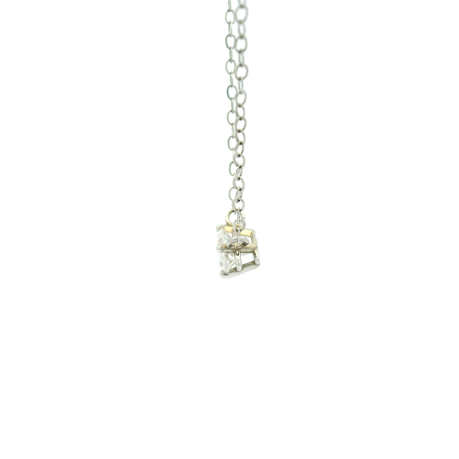 14KWG Diamond Necklace