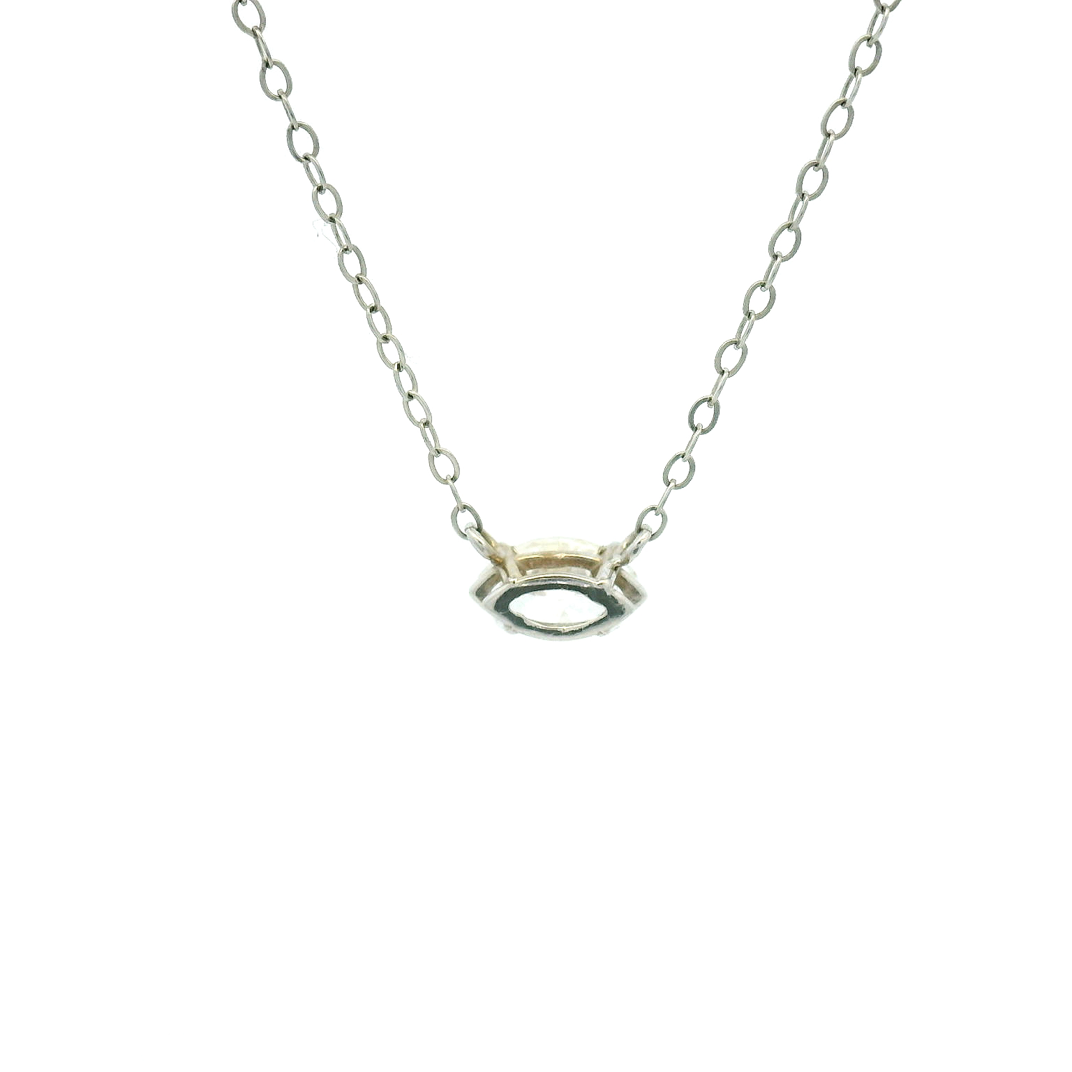 14KWG Diamond Necklace