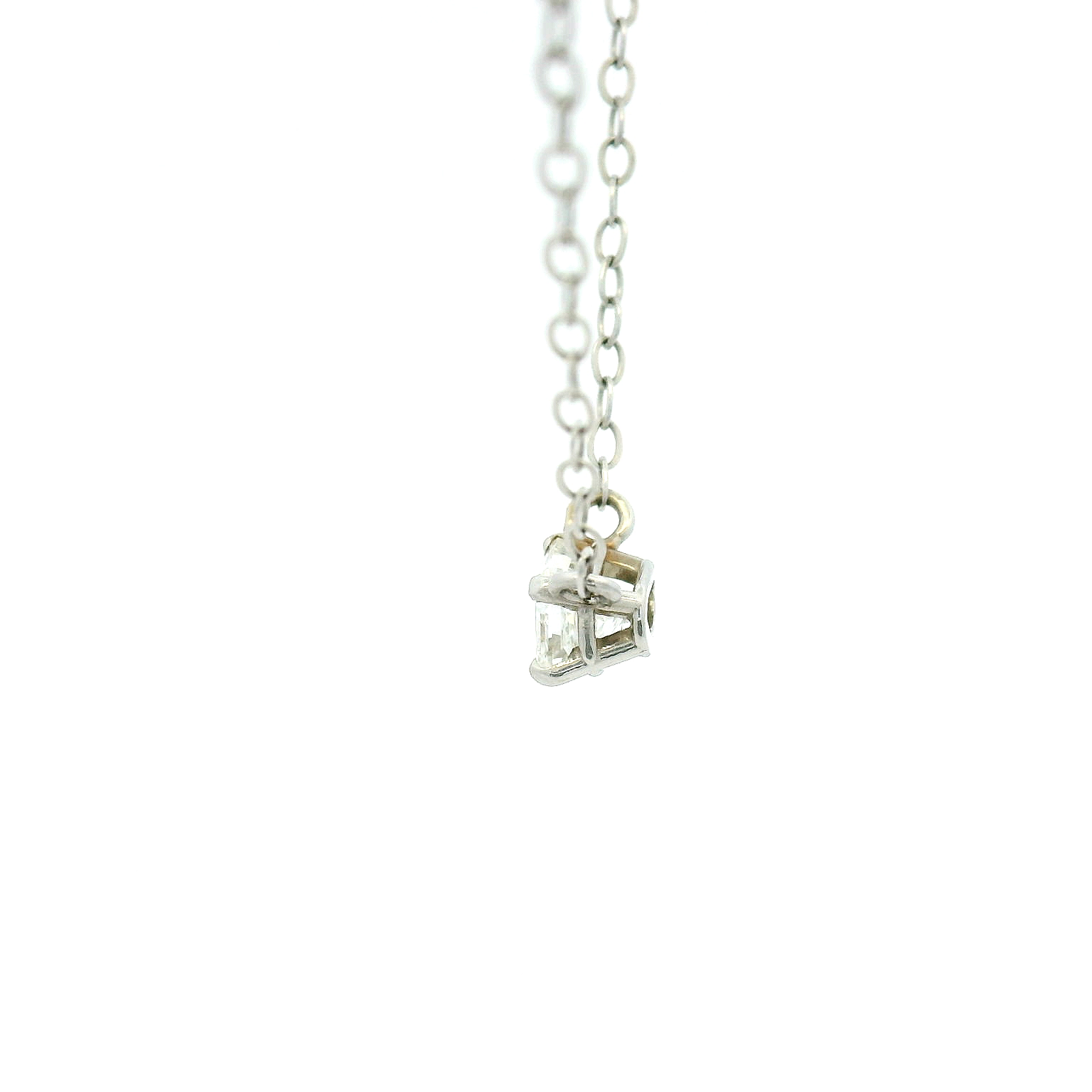 14KWG Diamond Necklace