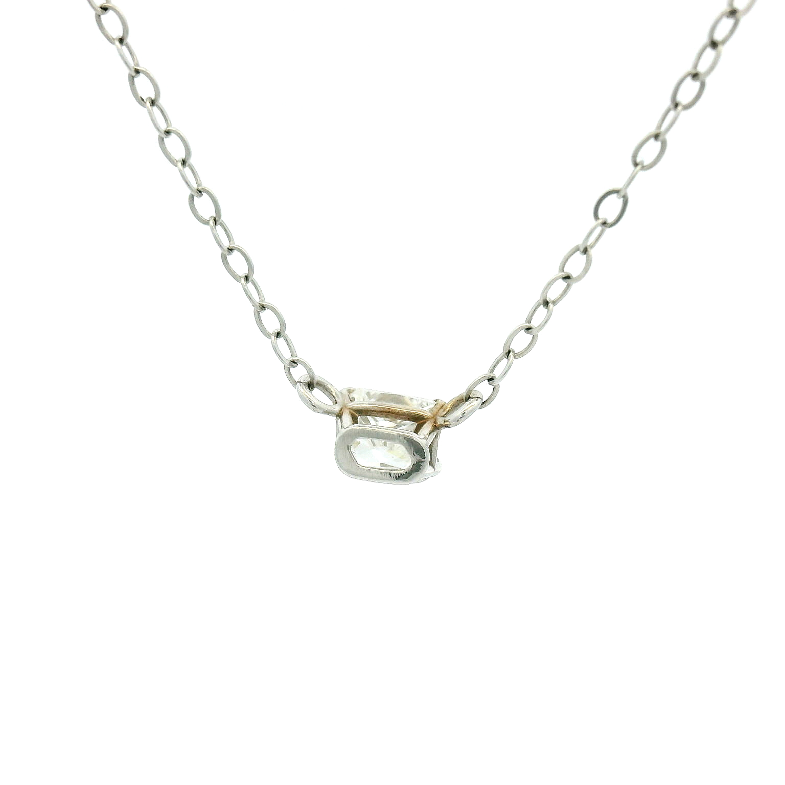 14KWG Diamond Necklace
