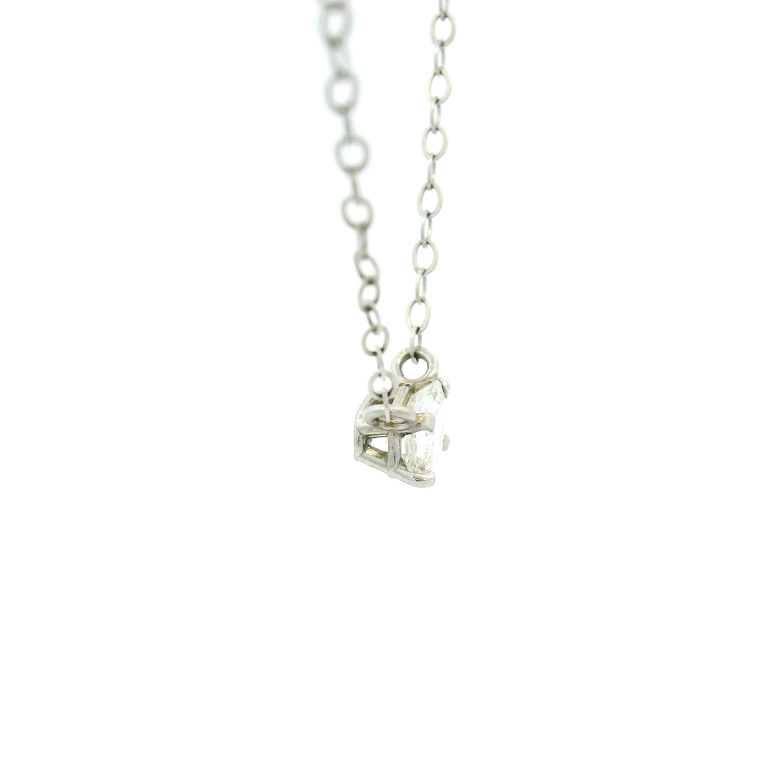 14KWG Diamond Necklace