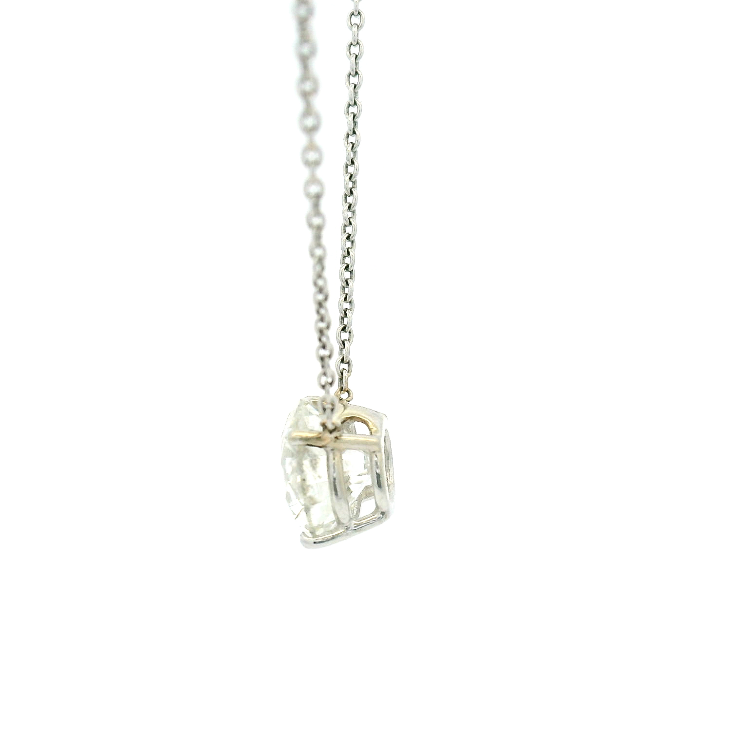 14KWG Diamond Necklace