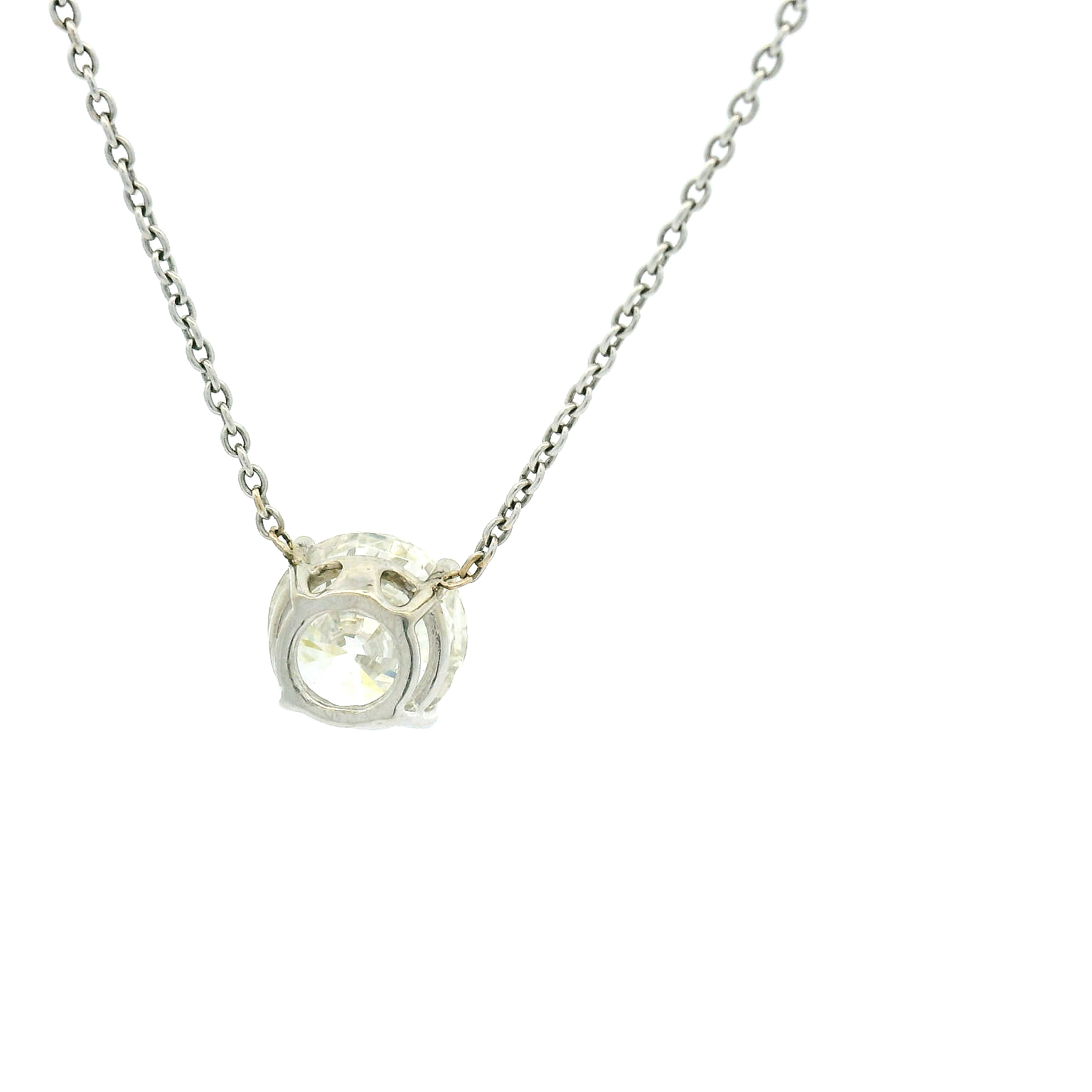 14KWG Diamond Necklace