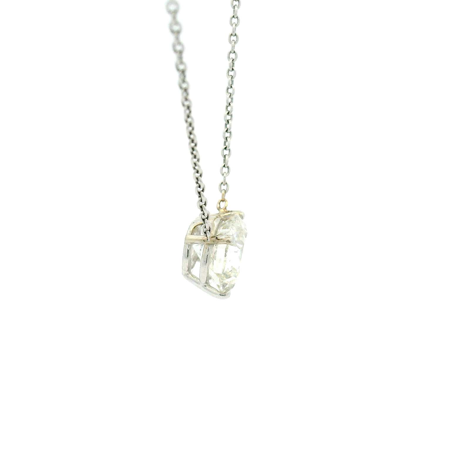 14KWG Diamond Necklace