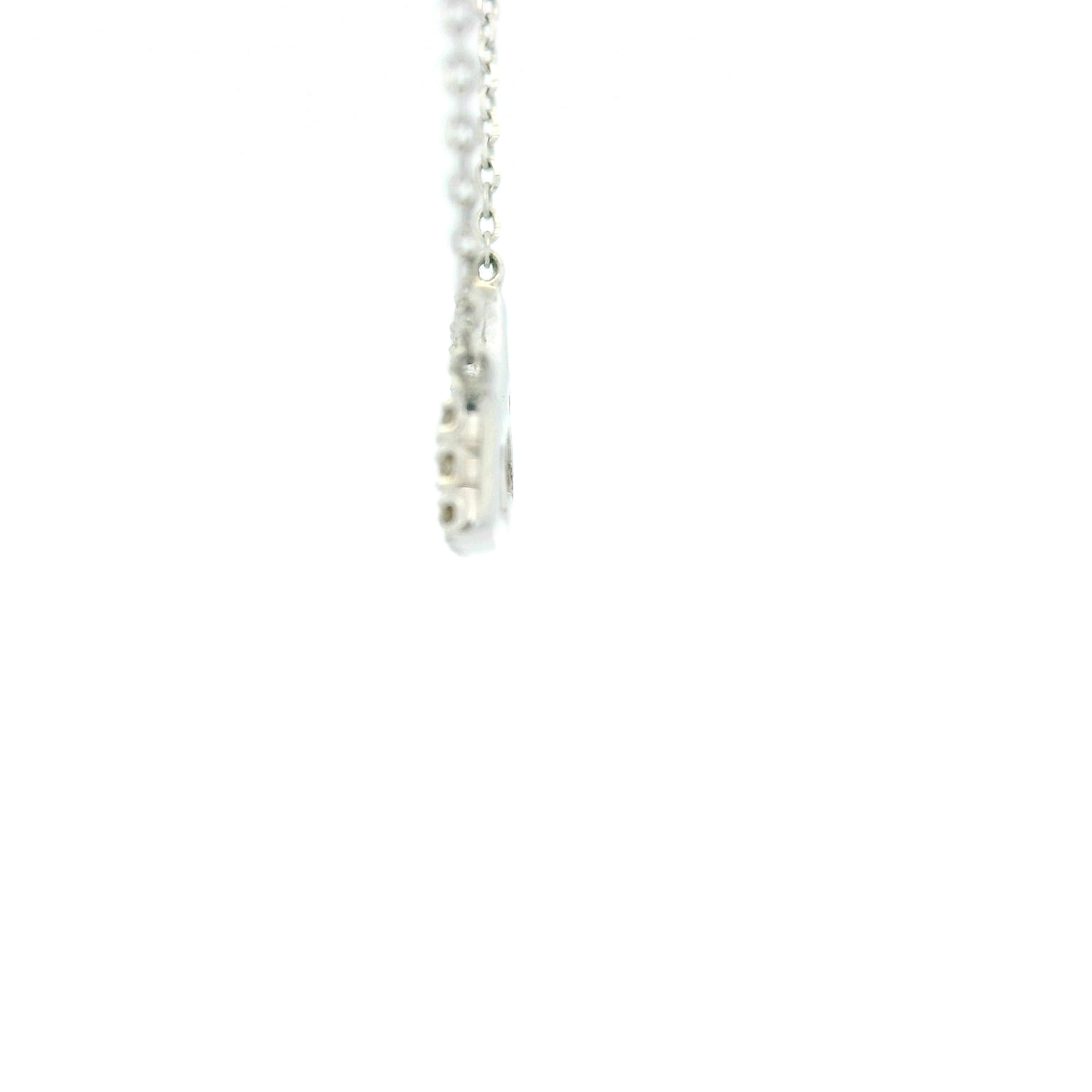 14KWG Diamond Necklace