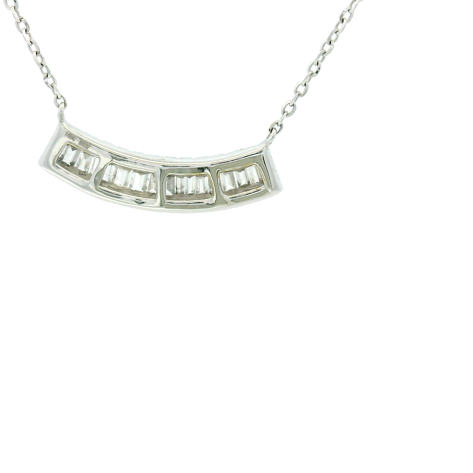 14KWG Diamond Necklace