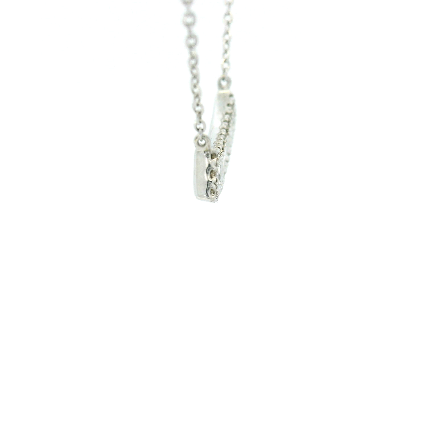 14KWG Diamond Necklace