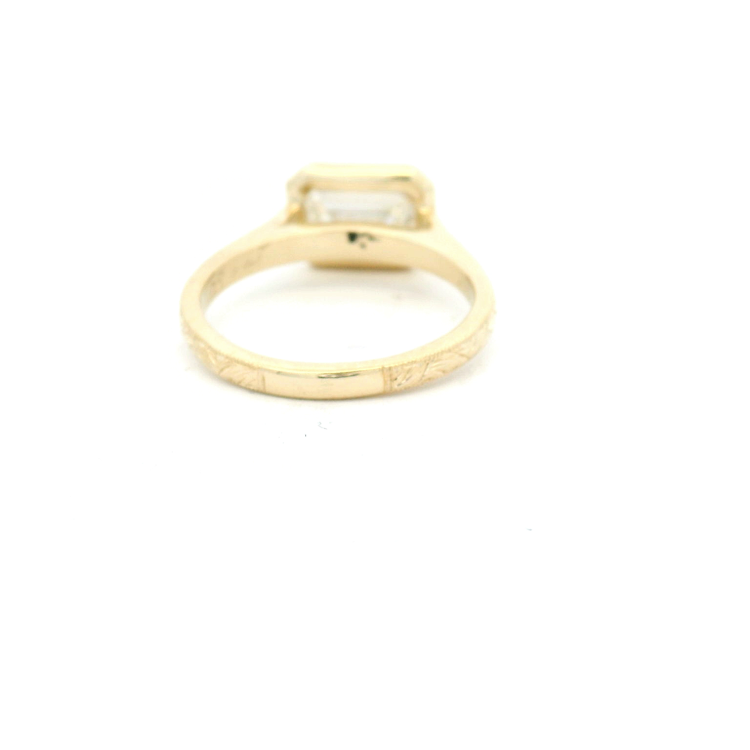 Elegant Emerald-Cut Diamond Ring