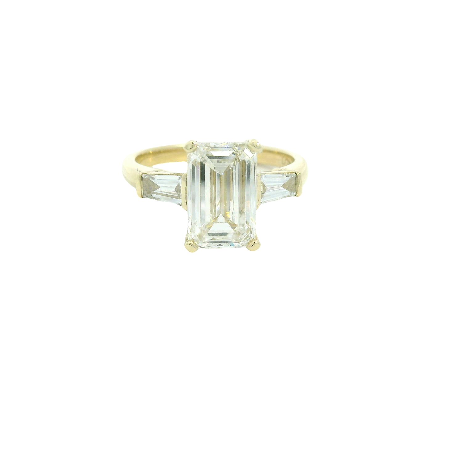 Elegant Emerald Cut Diamond Ring
