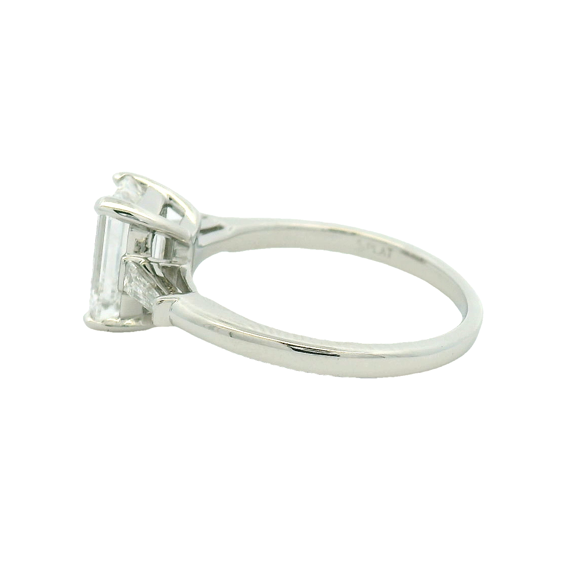 Elegant Emerald Cut Diamond Ring