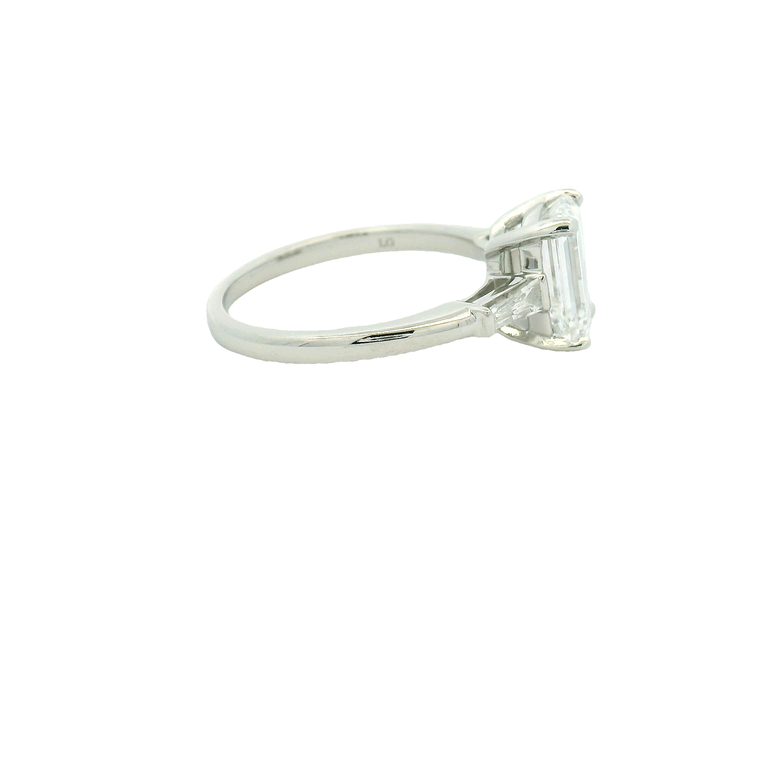 Elegant Emerald Cut Diamond Ring