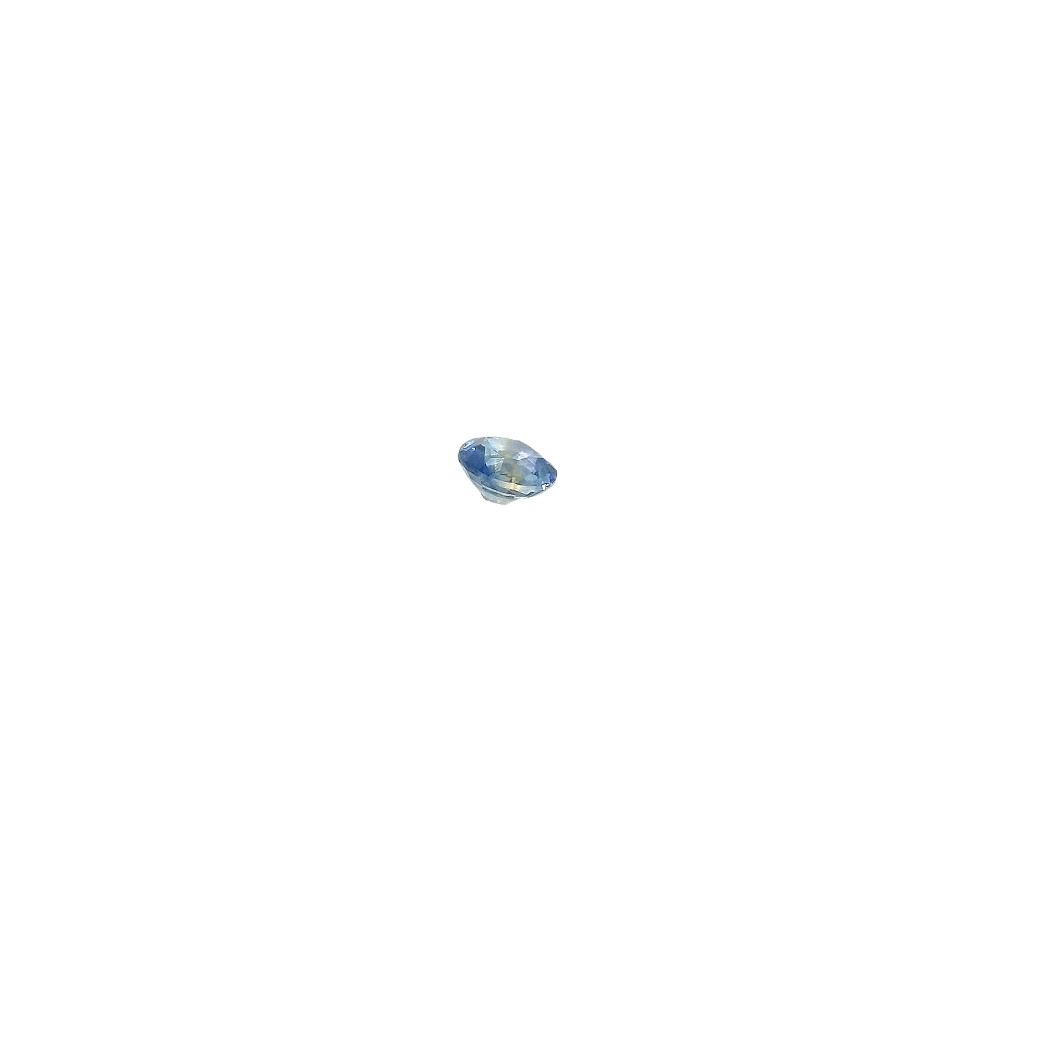 round bi-color sapphire