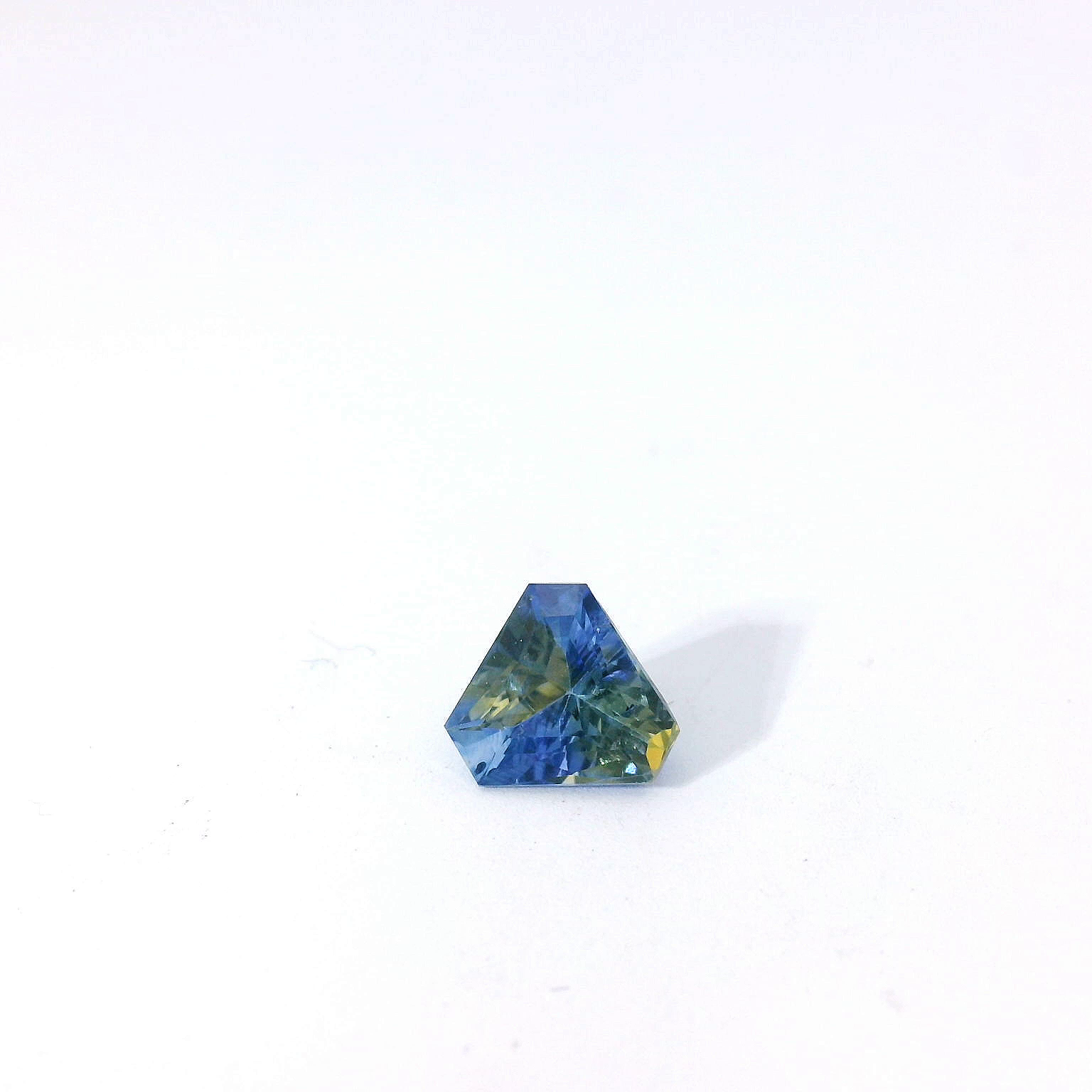 multi-color fantasy cut sapphire