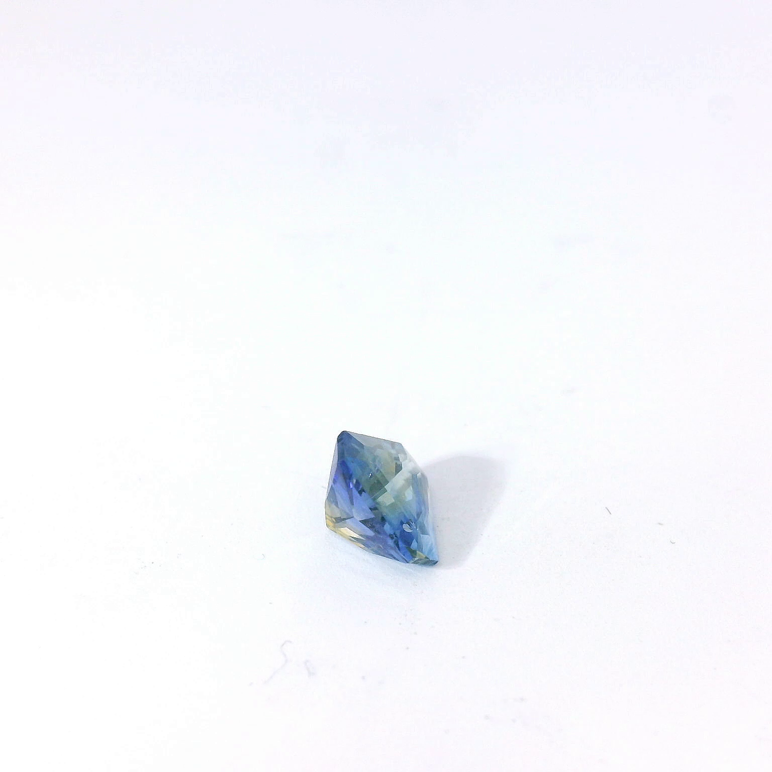 multi-color fantasy cut sapphire