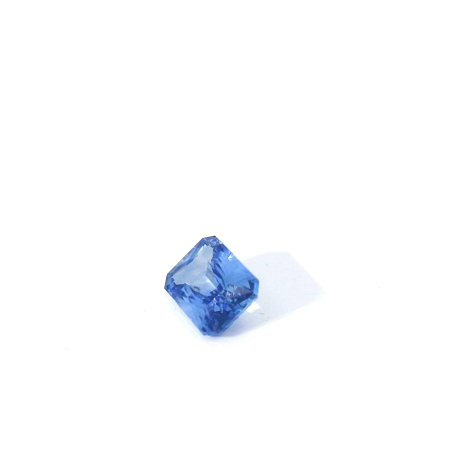 radiant cut blue sapphire