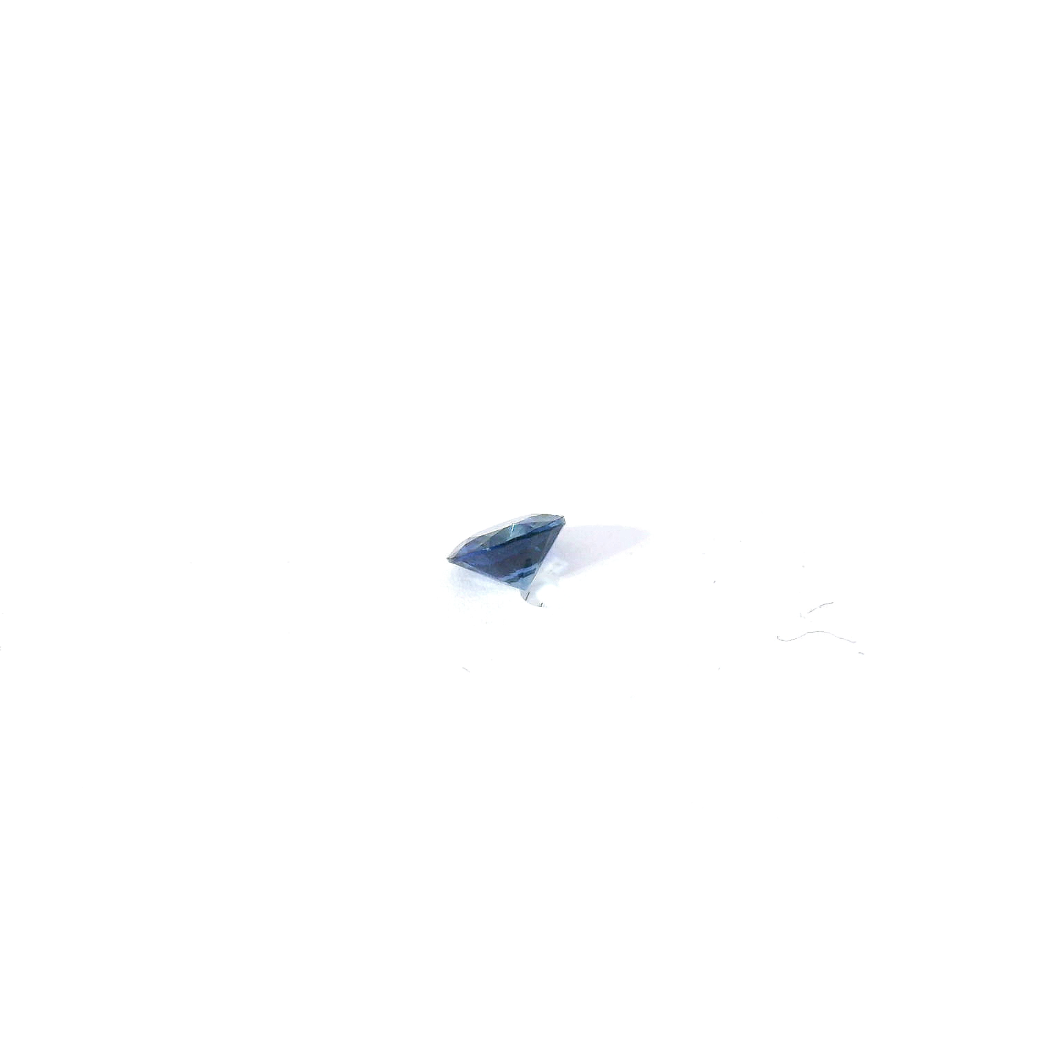 bi-color round sapphire