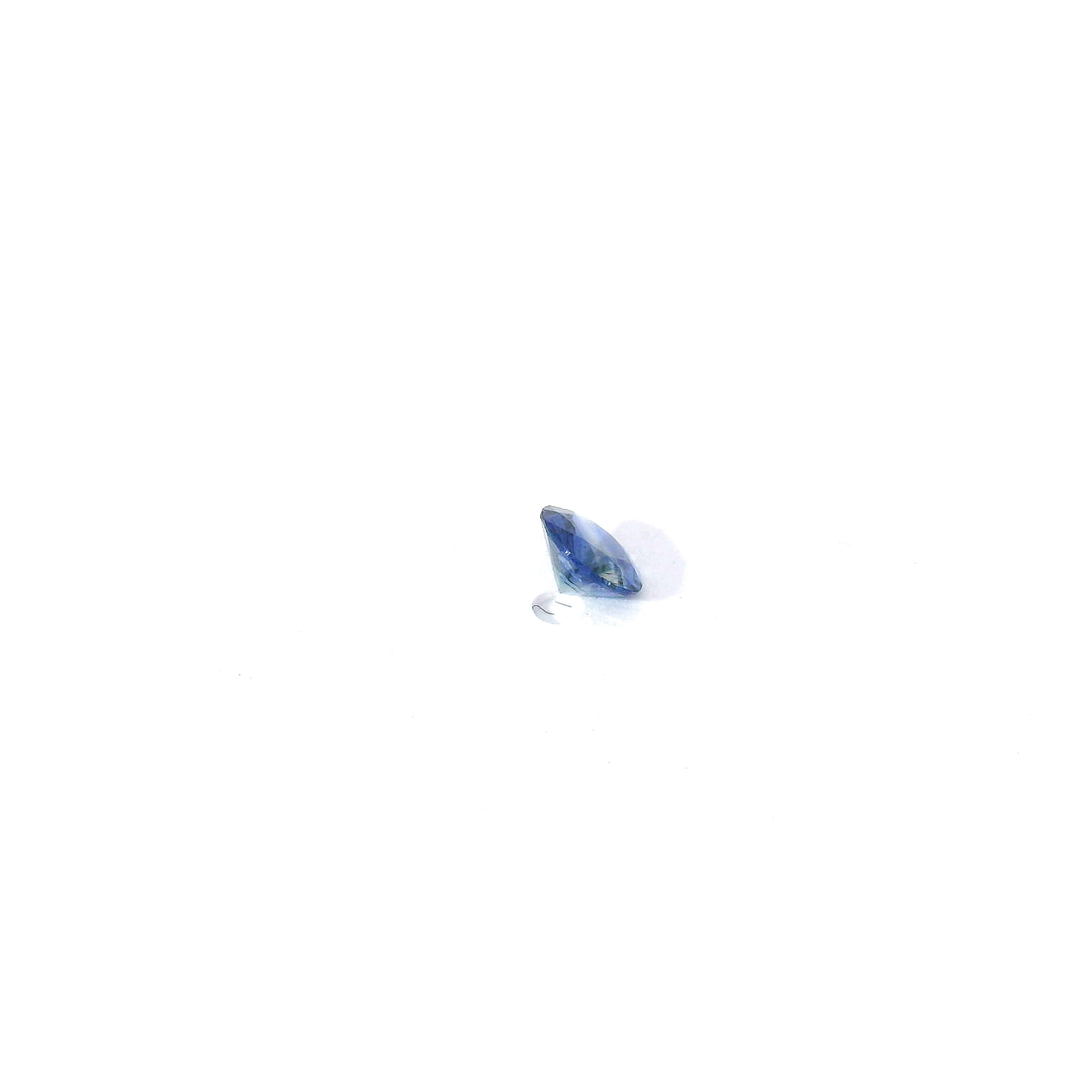 bi-color round sapphire