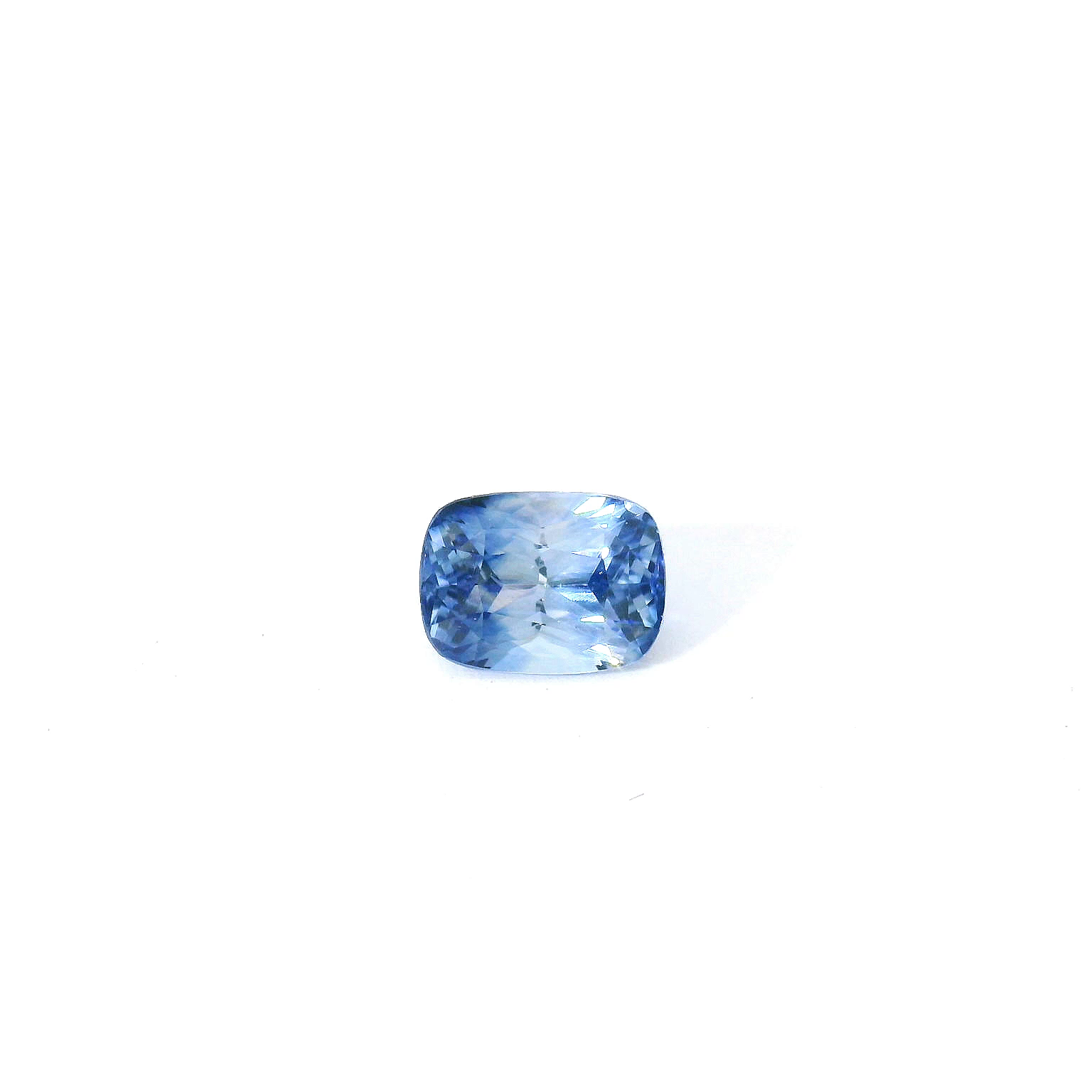 cushion cut blue sapphire