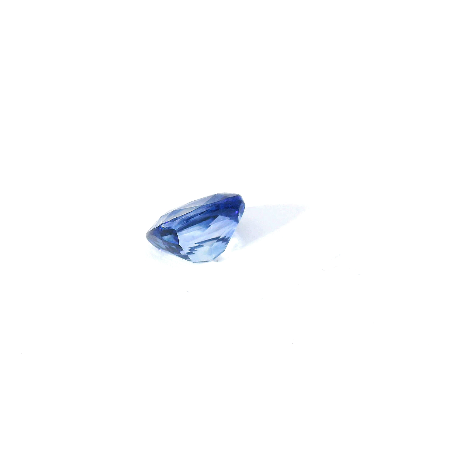 cushion cut blue sapphire
