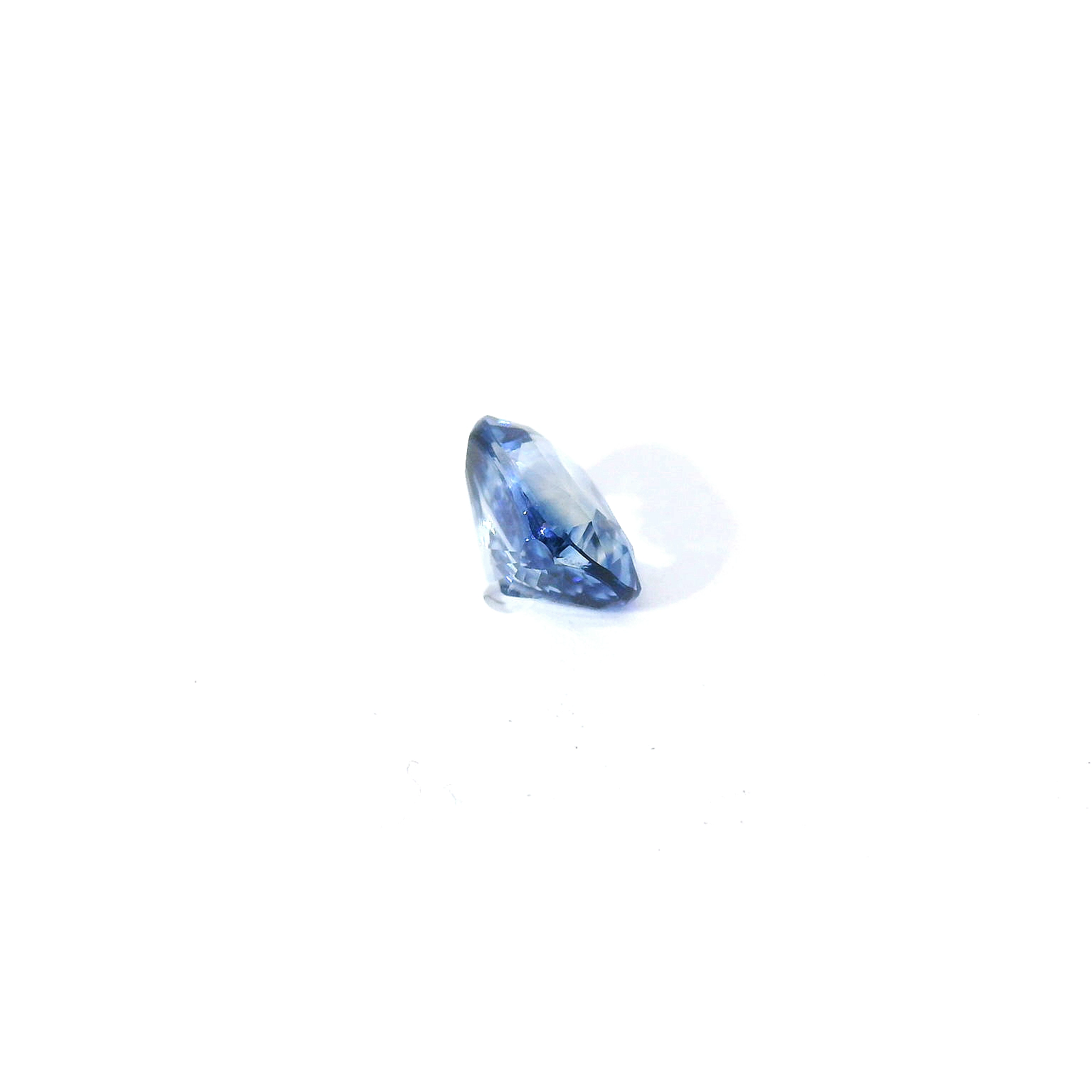 cushion cut blue sapphire