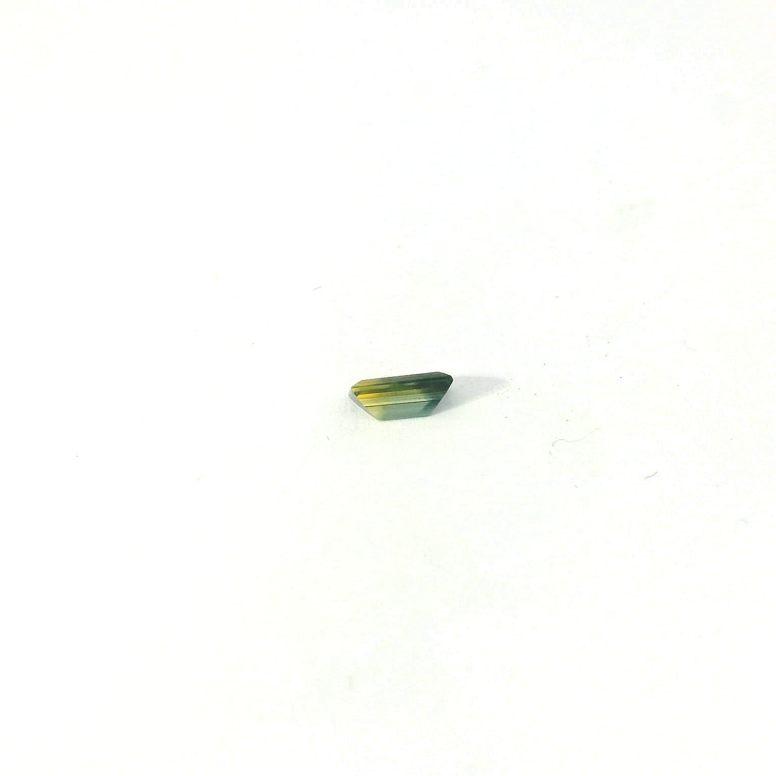 blue-green baguette sapphire