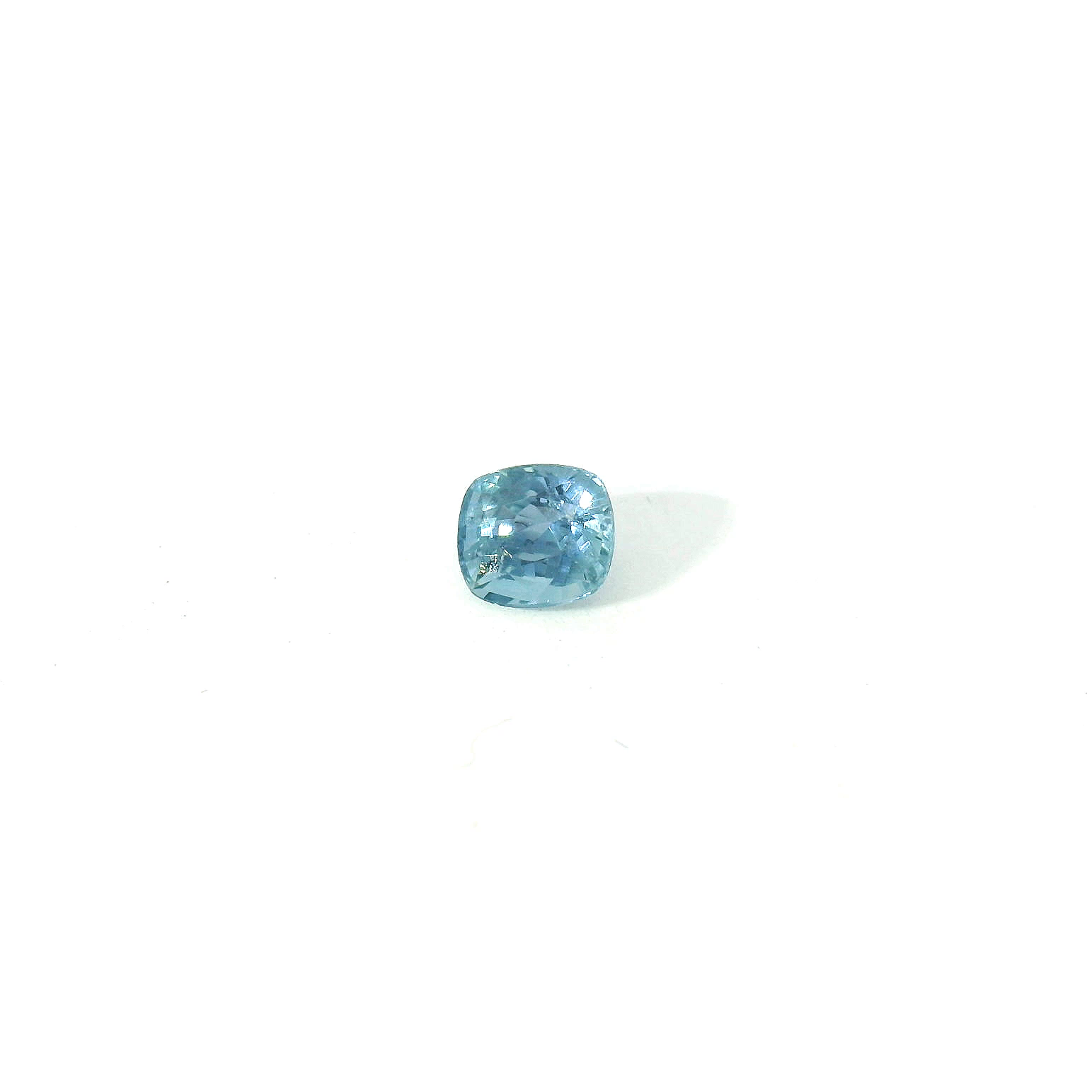 cushion cut blue sapphire