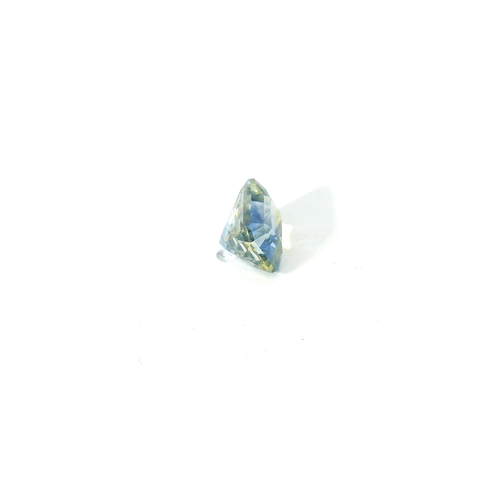 bi-color radiant cut sapphire