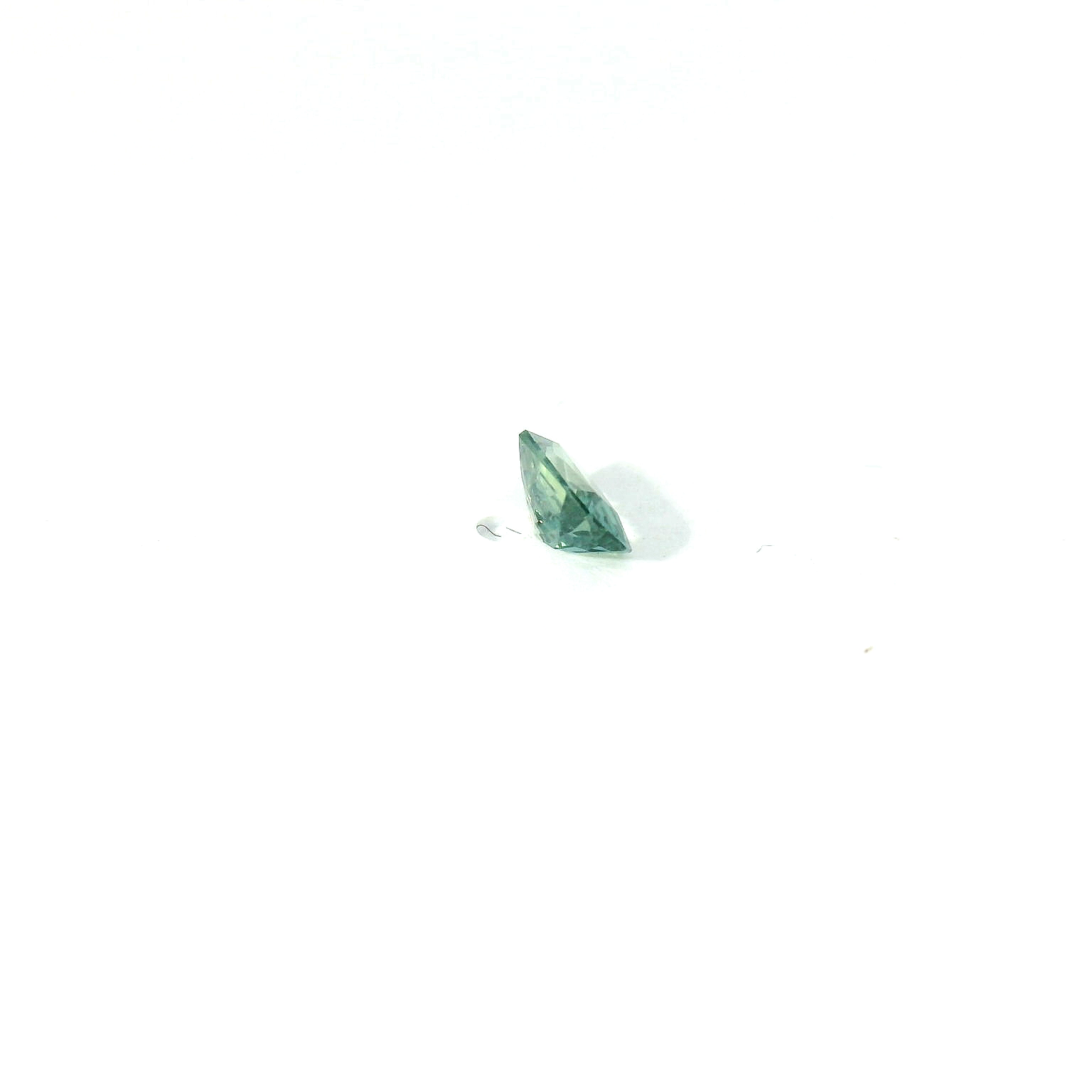 radiant cut green sapphire