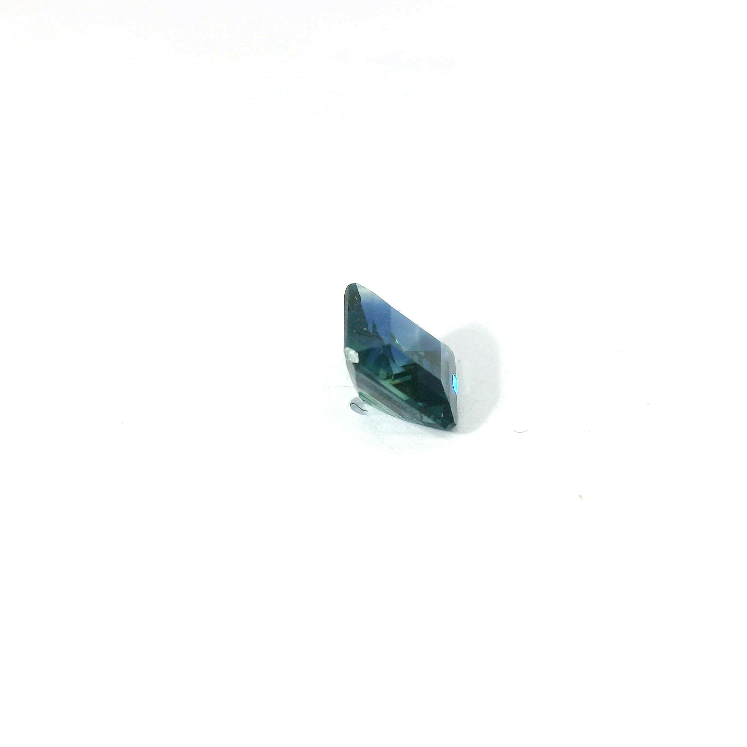 ascher cut blue sapphire
