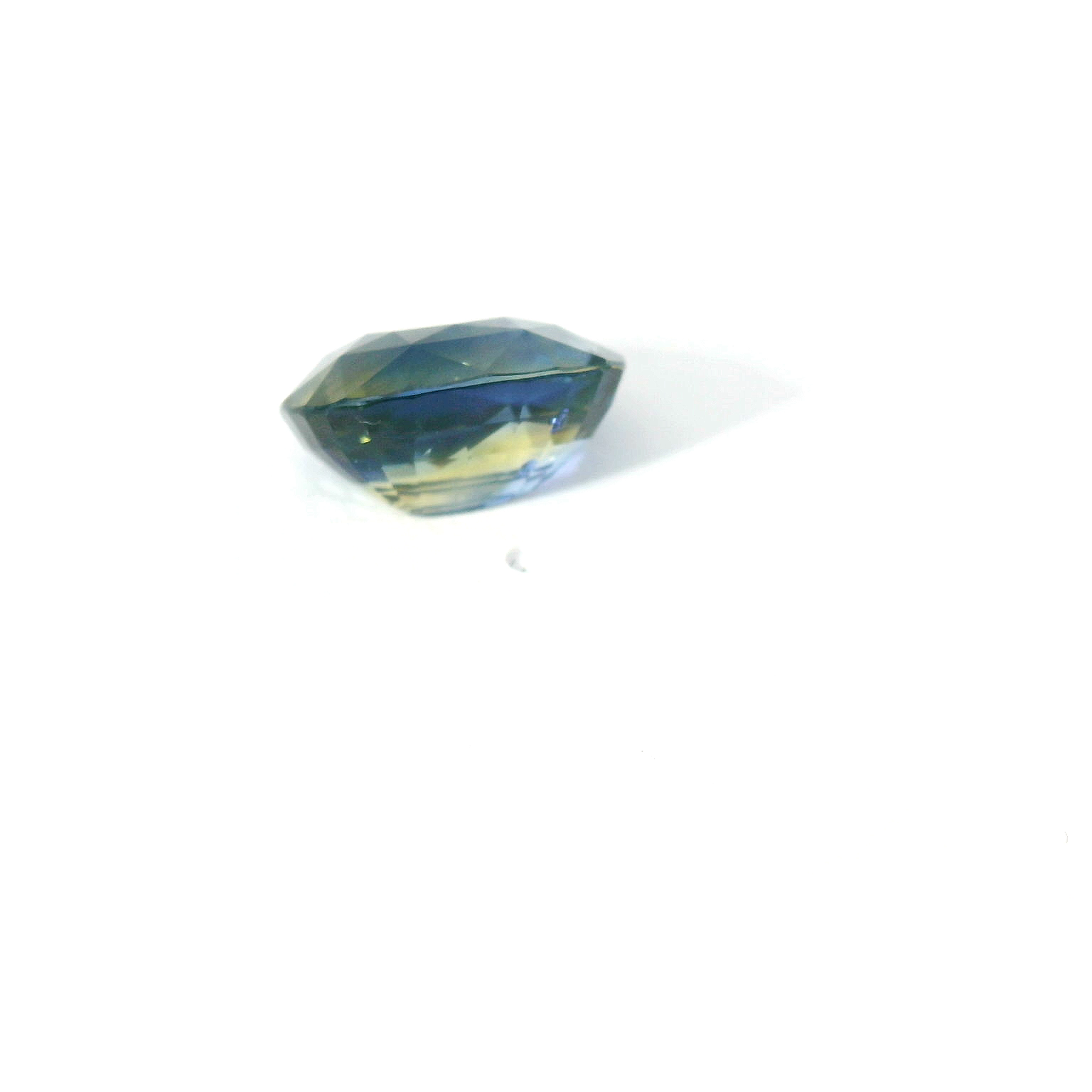 Multi-Colored cushion sapphire