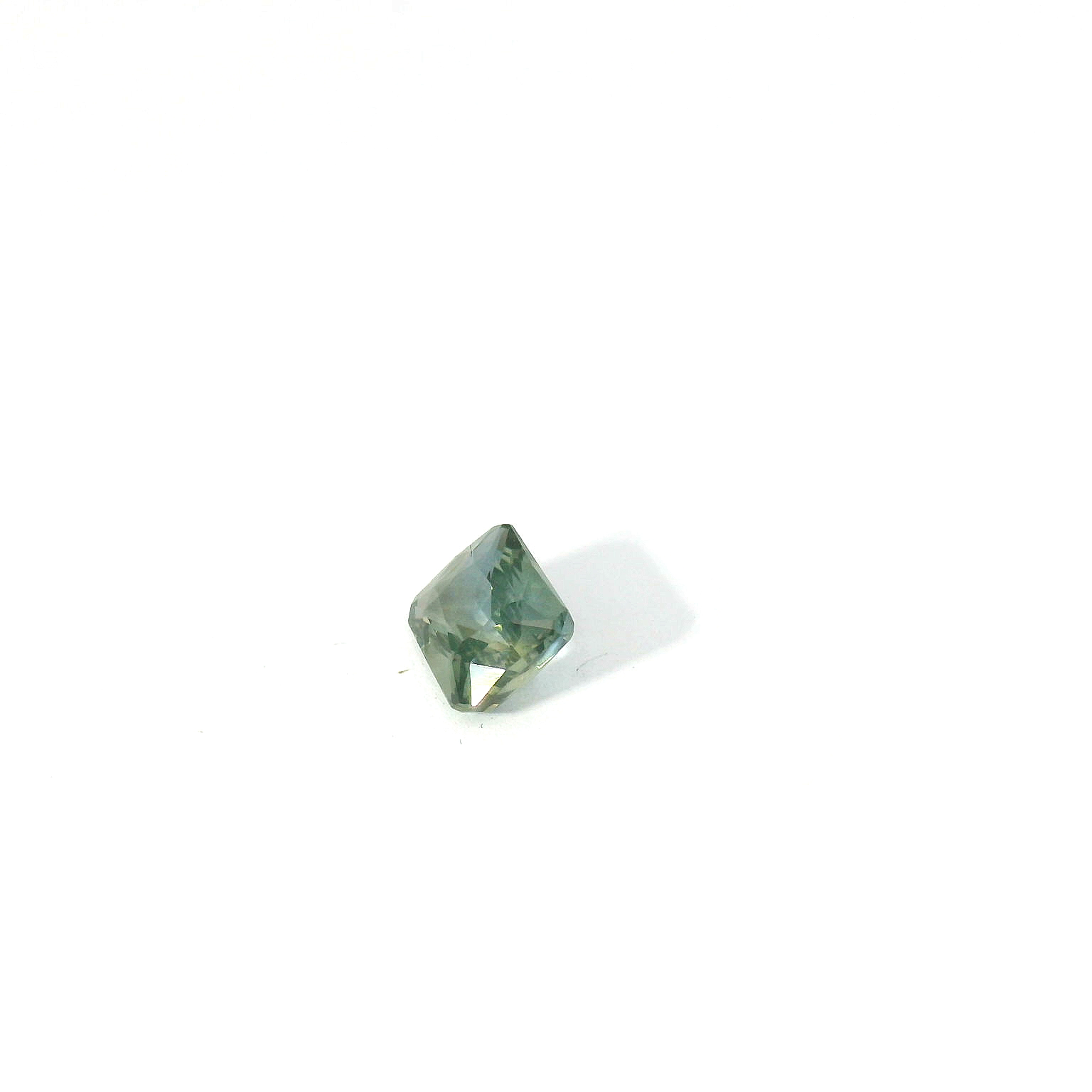 green radiant sapphire