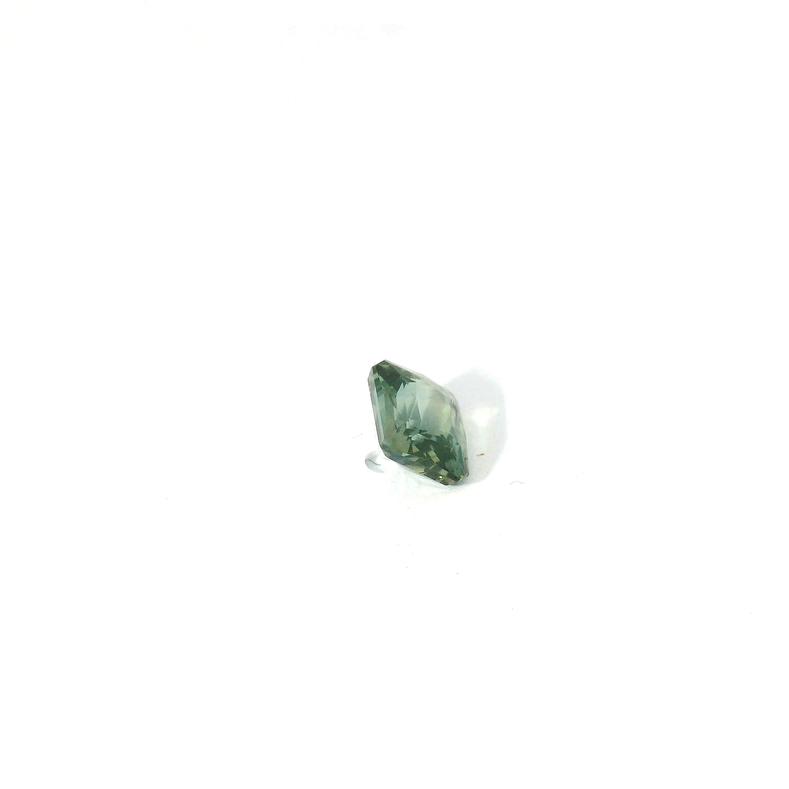 green radiant sapphire