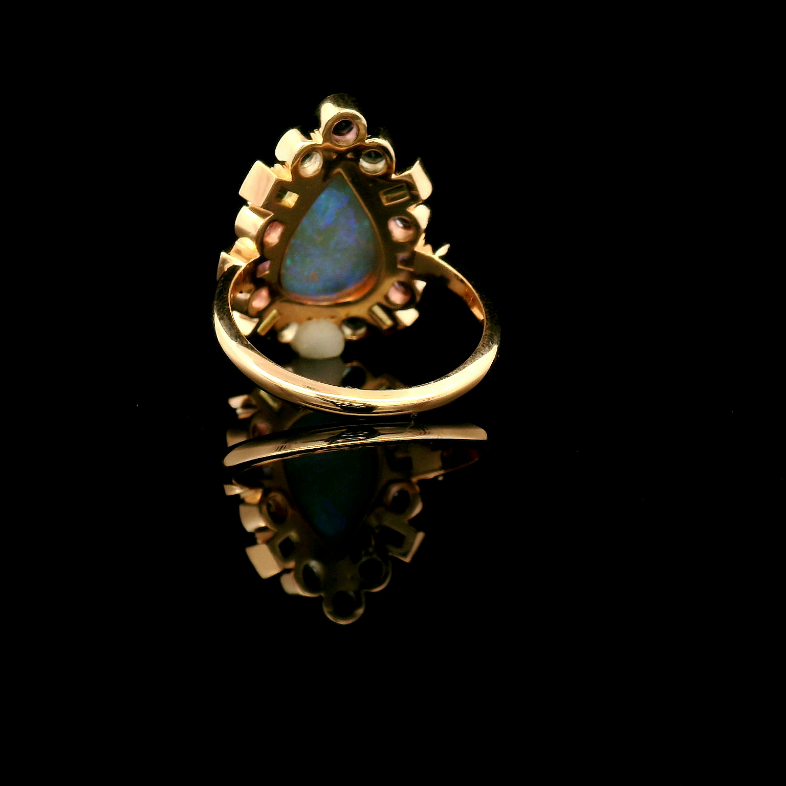 Stunning Opal and Gemstone Ring