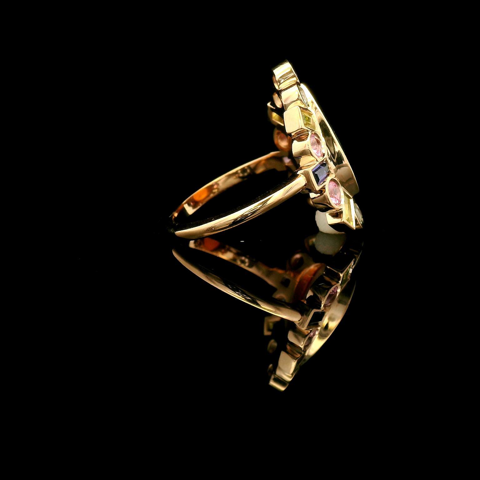Stunning Opal and Gemstone Ring