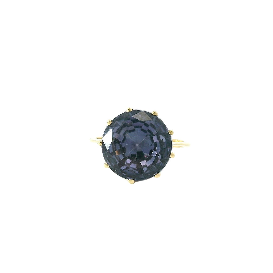 Vintage 14KYG Synthetic Alexandrite Ring