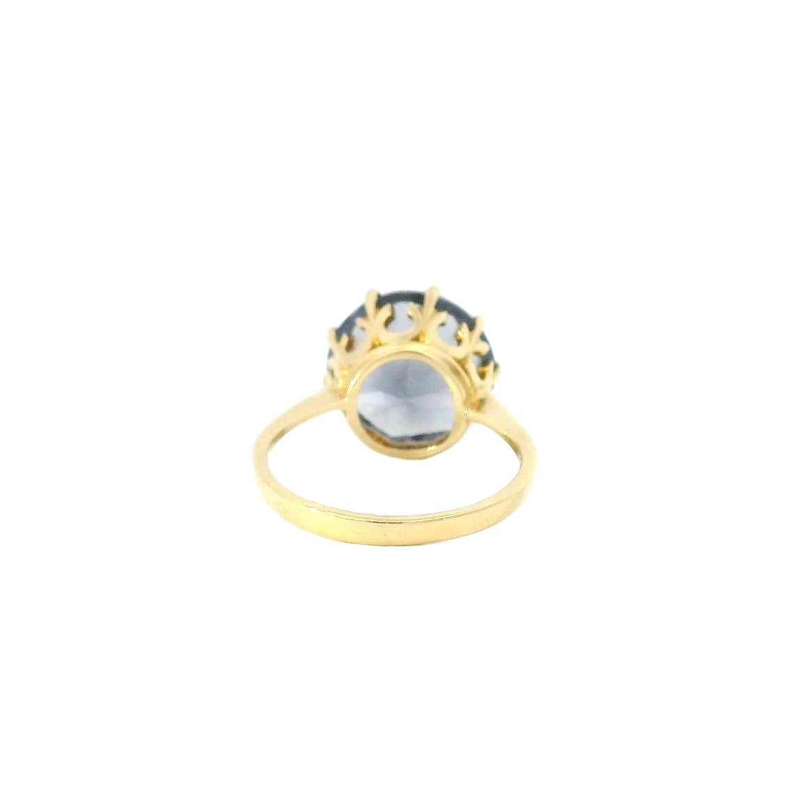Vintage 14KYG Synthetic Alexandrite Ring