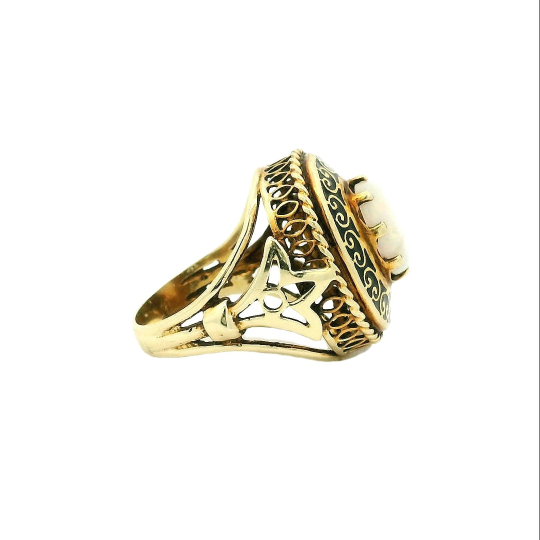 Vintage 14k Opal Ring