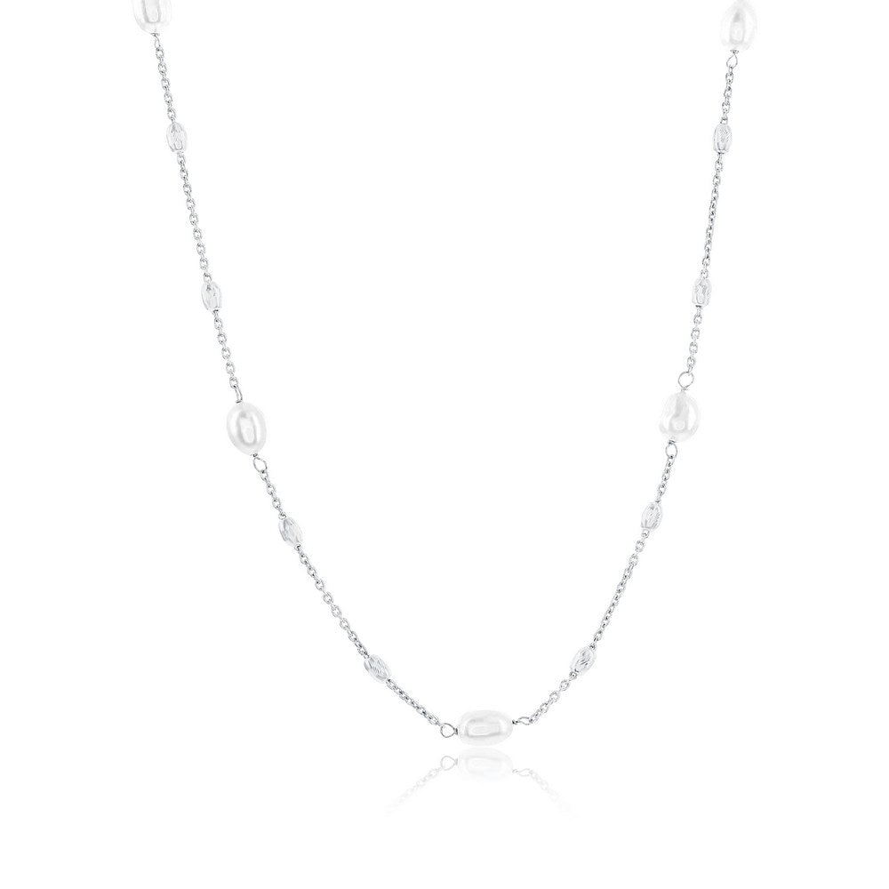 Sterling Freshwater Pearl Necklace