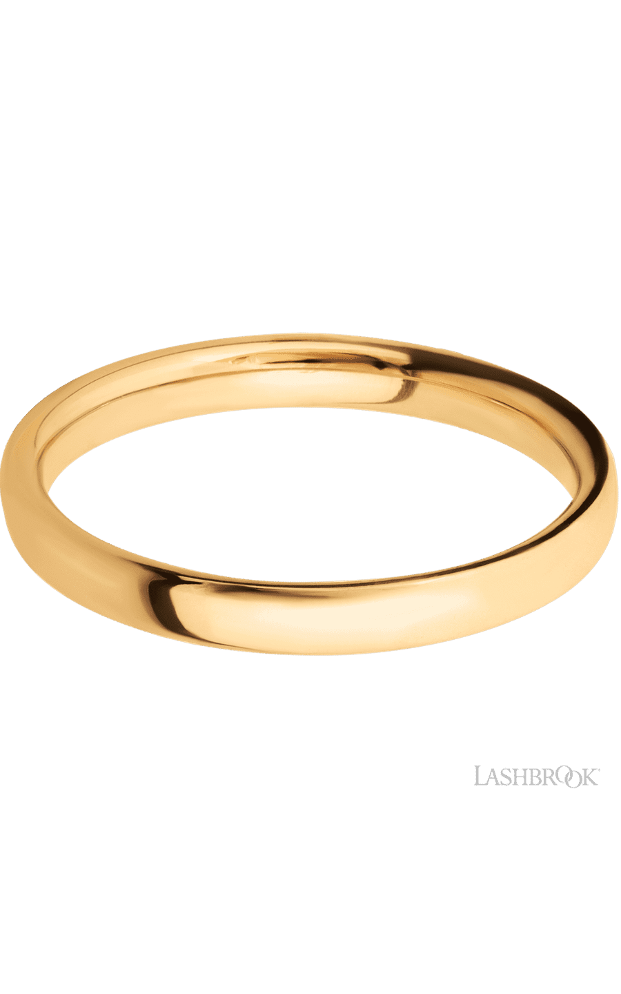 3 mm wide Ultra Comfort (our most comfortable profile) 14K Yellow Gold band.
