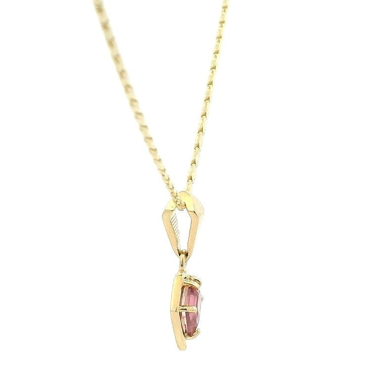 14KYG Fantasy Cut Sapphire Pendant